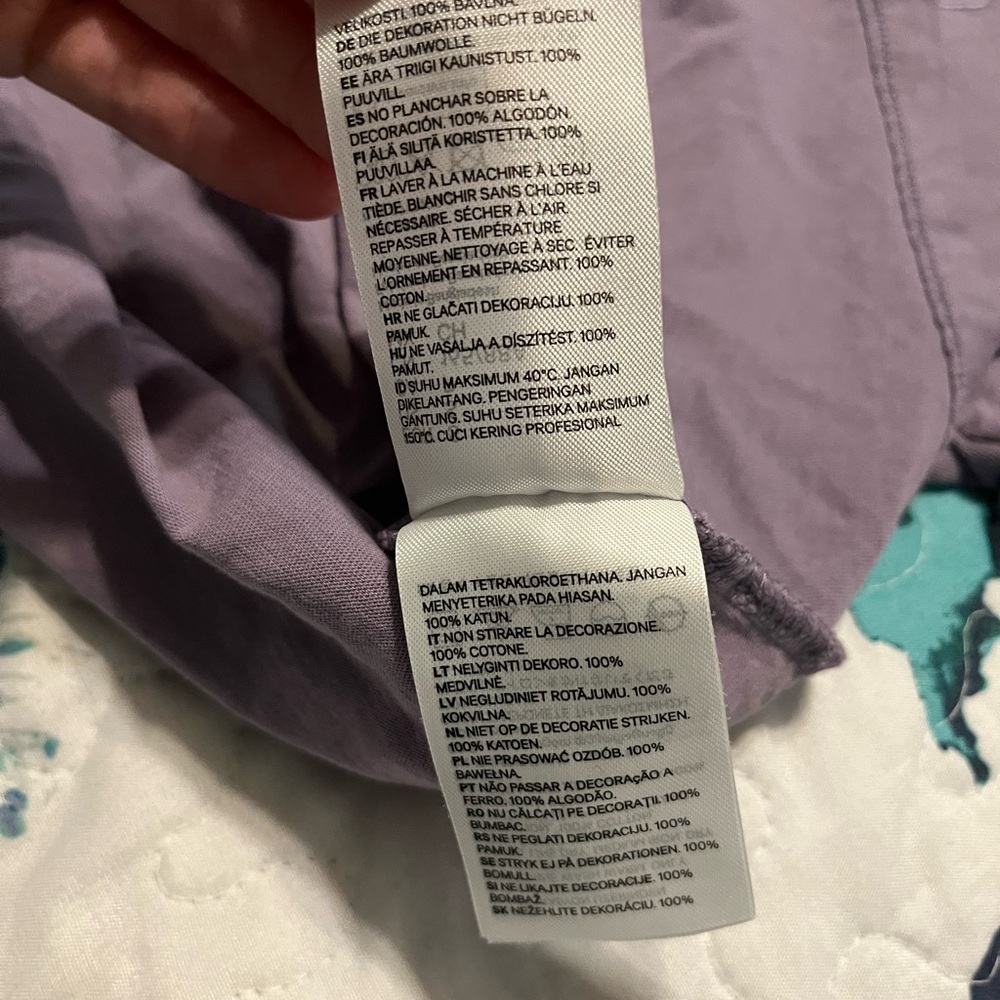 H&M Purple Basic Top - Picture 4 of 5